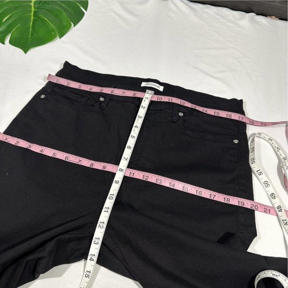 NEW‎ $129 Good American [ 18 ] Good Legs High Rise Skinny Jeans in Black - Picture 11 of 13